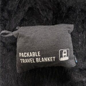 G/FORE Dark Gray Travel Blanket